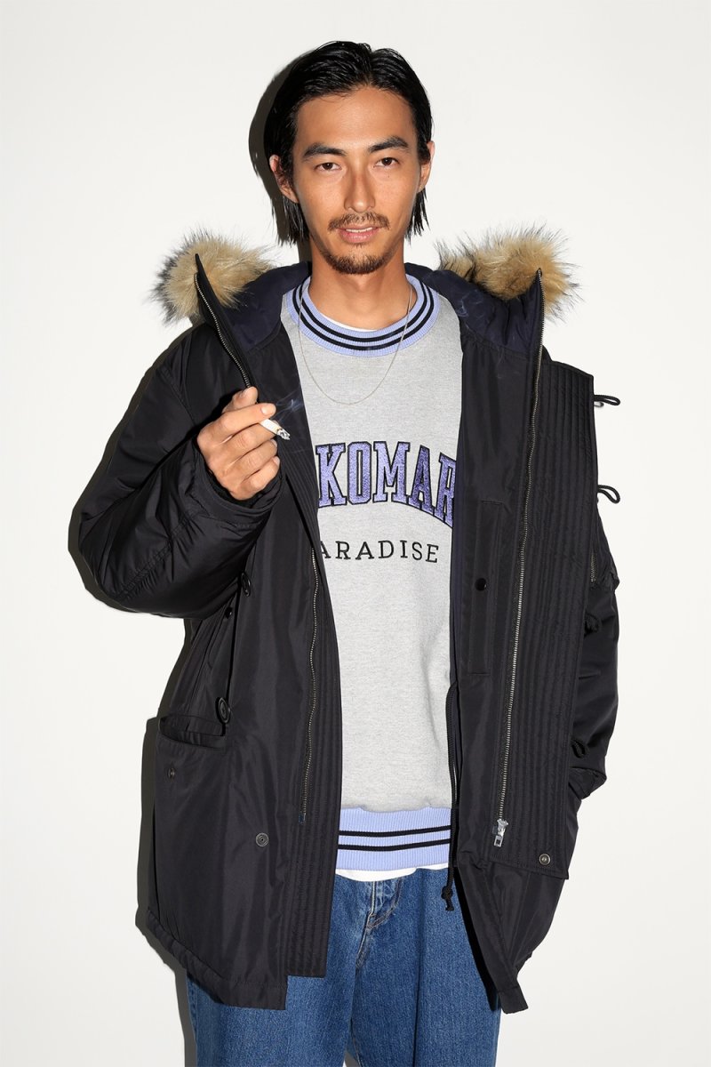 画像2: WACKO MARIA/HEAVY WEIGHT SWEAT SHIRT（GRAY）［クルーネックスウェット-24秋冬］