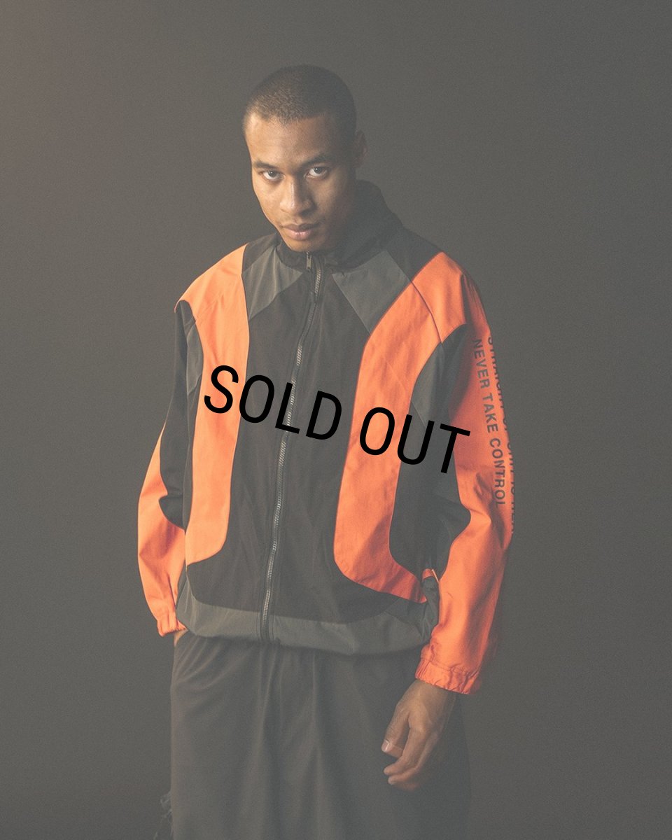 画像2: TIGHTBOOTH/RACING TRACK JACKET（Black/Orange）［レーシングトラックJKT-24秋冬］ (2)