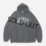 【30%OFF】TIGHTBOOTH/COLLEGE HOODED SWEAT SHIRT（Black）［プルオーバーパーカー-24秋冬］