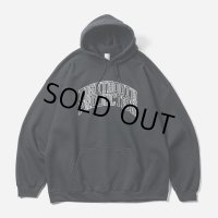 【30%OFF】TIGHTBOOTH/COLLEGE HOODED SWEAT SHIRT（Black）［プルオーバーパーカー-24秋冬］