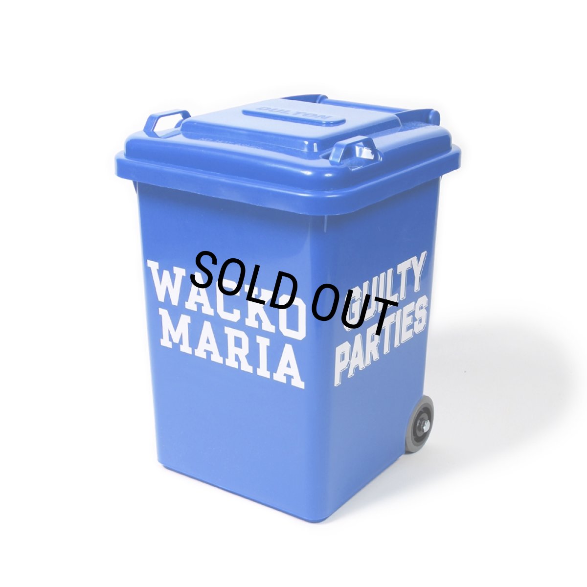 画像1: WACKO MARIA/TRASH CAN（SMALL）（BLUE）［トラッシュカン-24秋冬］ (1)