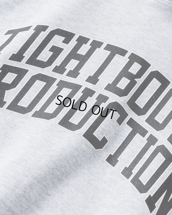 画像3: 【30%OFF】TIGHTBOOTH/COLLEGE HOODED SWEAT SHIRT（Ash）［プルオーバーパーカー-24秋冬］