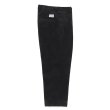 WACKO MARIA/DOUBLE PLEATED CHINO TROUSERS（BLACK）［ツータックチノ