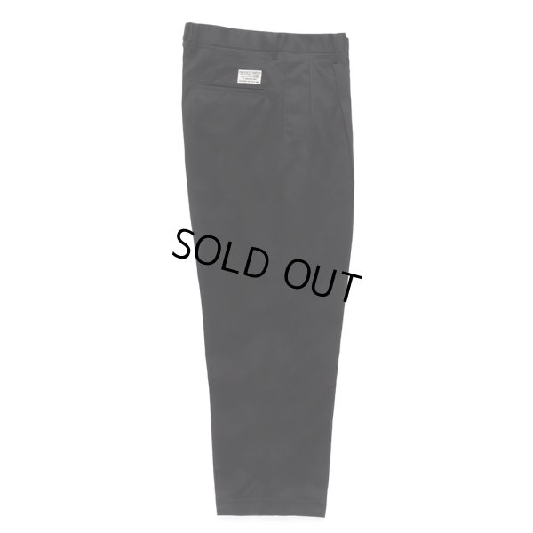 画像1: WACKO MARIA/DOUBLE PLEATED CHINO TROUSERS（BLACK）［ツータックチノトラウザース-24秋冬］
