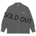 WACKO MARIA/50'S OPEN COLLAR SHIRT（BLACK）［50'Sオープンカラーシャツ-24秋冬］