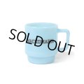 WACKO MARIA/MILK GLASS MUG（BLUE）［マグカップ-24秋冬］
