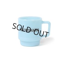 WACKO MARIA/MILK GLASS MUG（BLUE）［マグカップ-24秋冬］