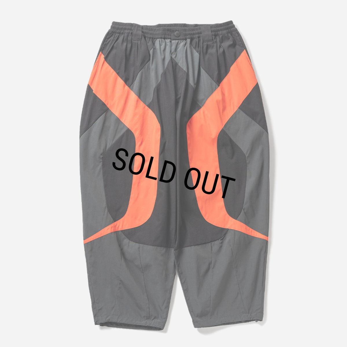 画像1: TIGHTBOOTH/RACING BALLOON PANTS（Black/Orange）［レーシングバルーンパンツ-24秋冬］ (1)