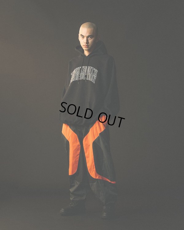 画像3: 【30%OFF】TIGHTBOOTH/COLLEGE HOODED SWEAT SHIRT（Black）［プルオーバーパーカー-24秋冬］