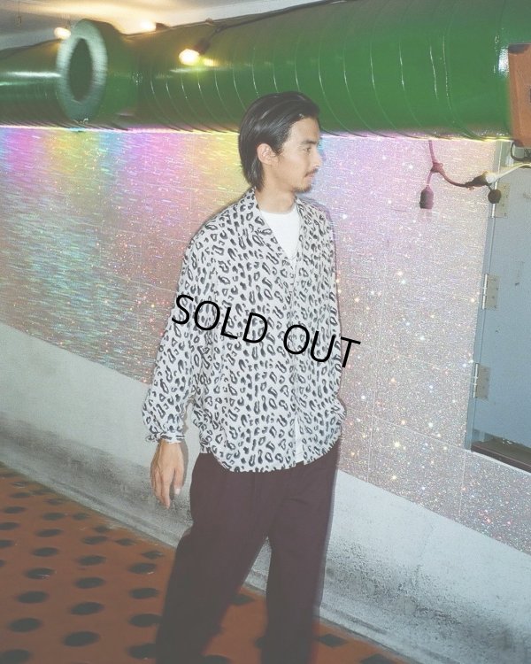 画像2: WACKO MARIA/LEOPARD HAWAIIAN SHIRT（PURPLE）［レオパードハワイアンシャツ-24秋冬］