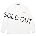 WACKO MARIA/50'S OPEN COLLAR SHIRT（WHITE）［50'Sオープンカラーシャツ-24秋冬］
