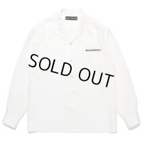 WACKO MARIA/50'S OPEN COLLAR SHIRT（WHITE）［50'Sオープンカラーシャツ-24秋冬］
