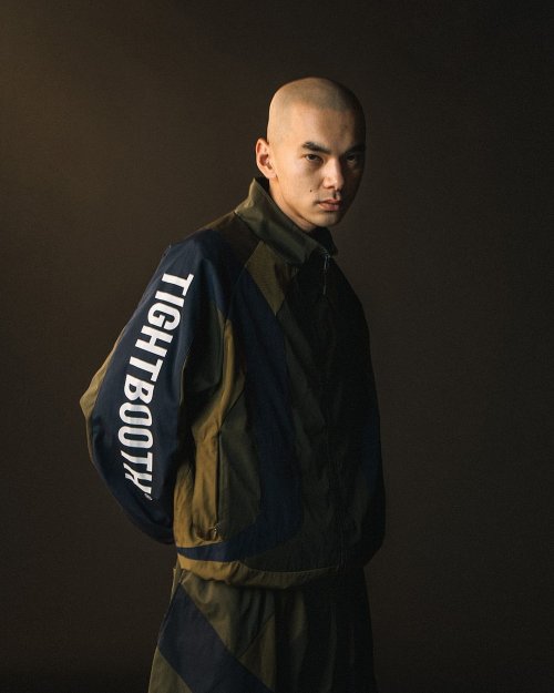 他の写真3: 【30%OFF】TIGHTBOOTH/RACING TRACK JACKET（Olive/Navy）［レーシングトラックJKT-24秋冬］