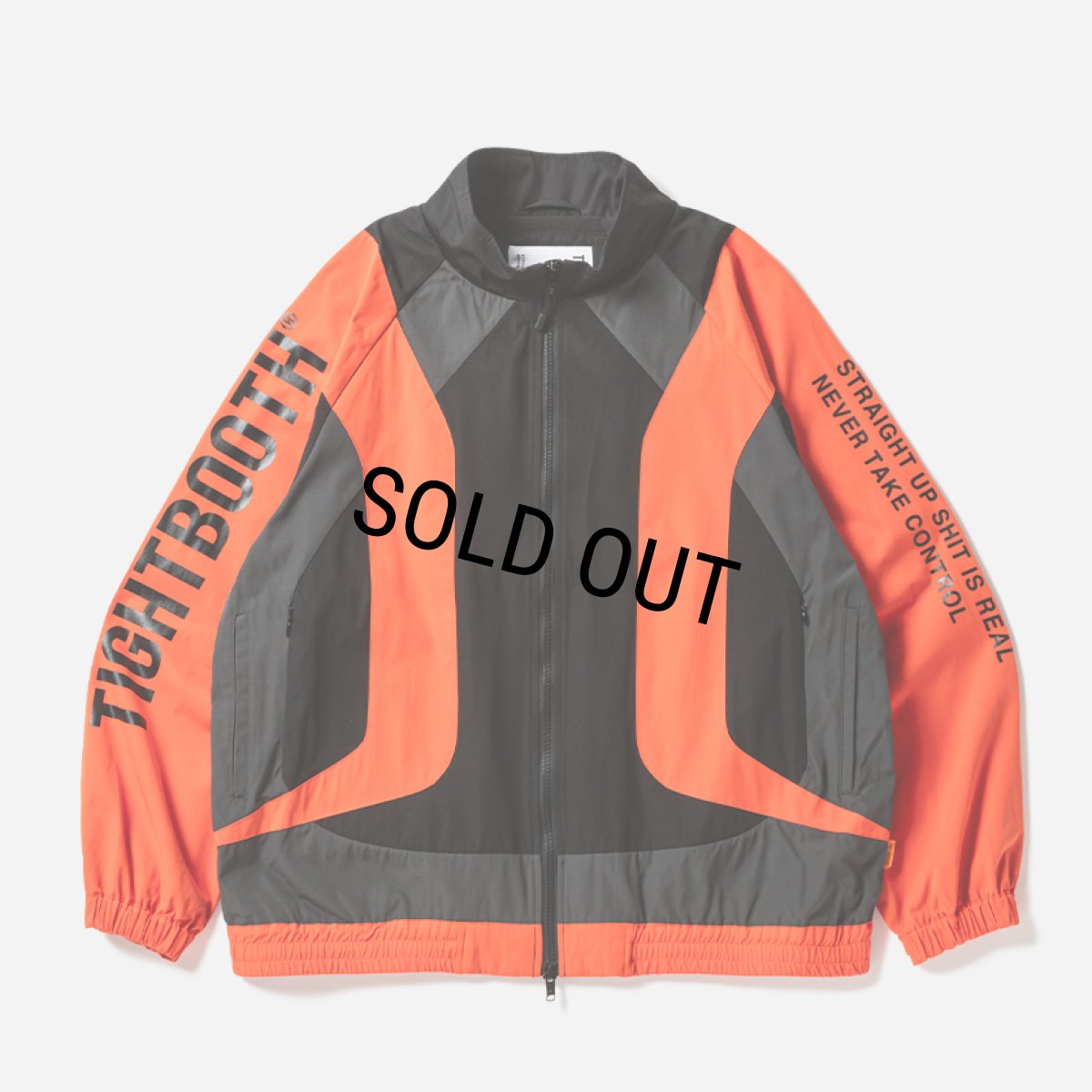 画像1: TIGHTBOOTH/RACING TRACK JACKET（Black/Orange）［レーシングトラックJKT-24秋冬］ (1)