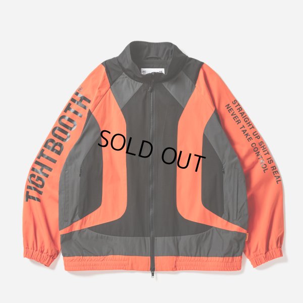 画像1: TIGHTBOOTH/RACING TRACK JACKET（Black/Orange）［レーシングトラックJKT-24秋冬］