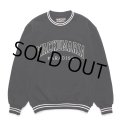 WACKO MARIA/HEAVY WEIGHT SWEAT SHIRT（BLACK）［クルーネックスウェット-24秋冬］