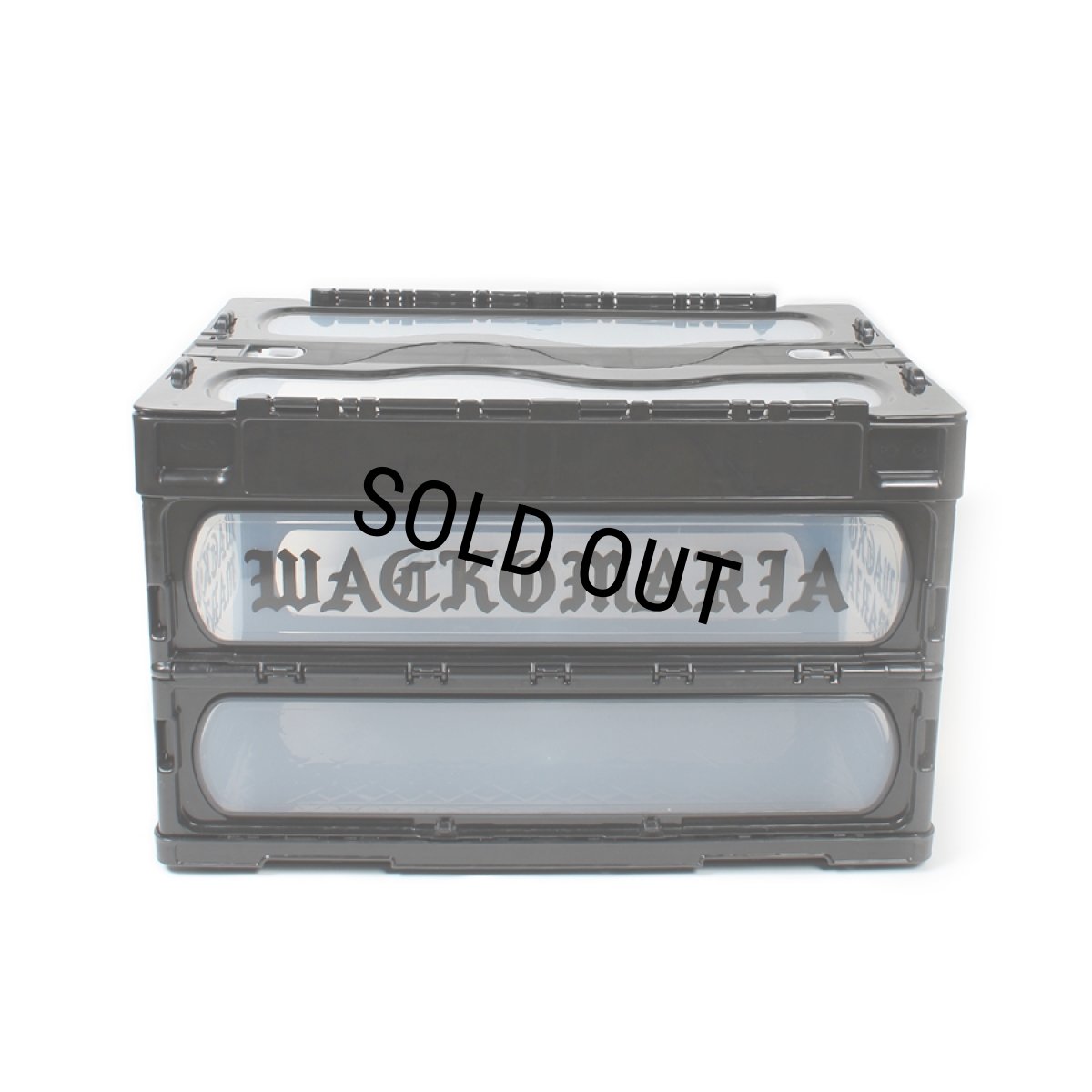 画像2: WACKO MARIA/FOLDABLE CONTAINER（BLACK）［フォルダブルコンテナ-24秋冬］ (2)