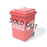 WACKO MARIA/TRASH CAN（SMALL）（RED）［トラッシュカン-24秋冬］