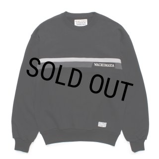 WACKO MARIA/MIDDLE WEIGHT SWEAT SHIRT(BLACK)[クルーネック WACKO MARIA/MIDDLE WEIGHT SWEAT SHIRT(BLACK)[クルーネック