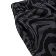 画像4: CALEE/ZEBRA PATTERN SWEAT RELAX PANTS（BLACK/CHARCOAL）［ゼブラスウェットパンツ-24秋冬］
