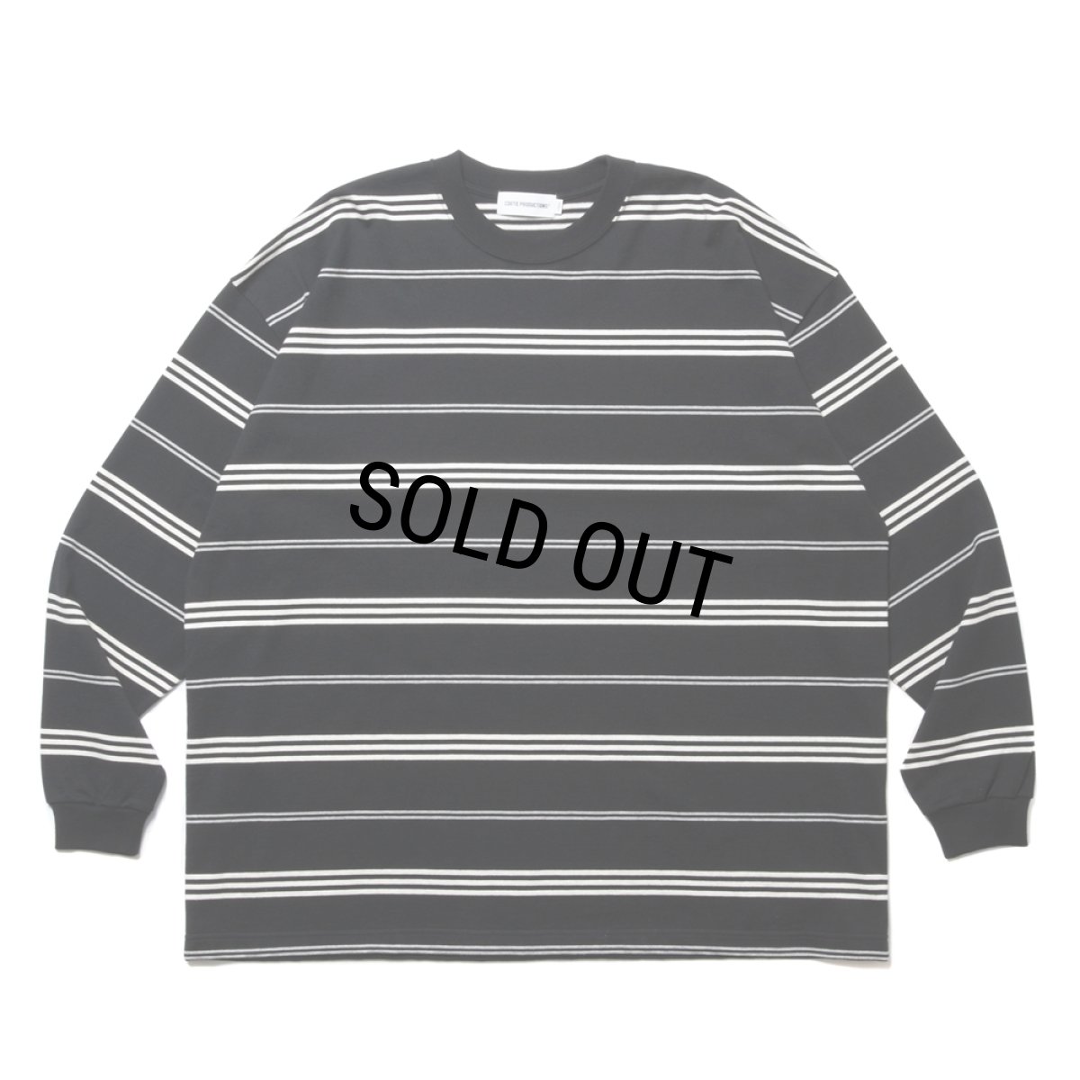 画像1: COOTIE PRODUCTIONS/Border L/S Tee（Black）［ボーダー長袖T-24秋冬］ (1)