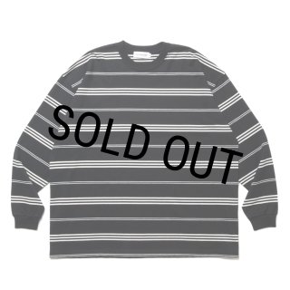 COOTIE PRODUCTIONS/Border L/S Tee（Black）［ボーダー長袖T-24秋冬