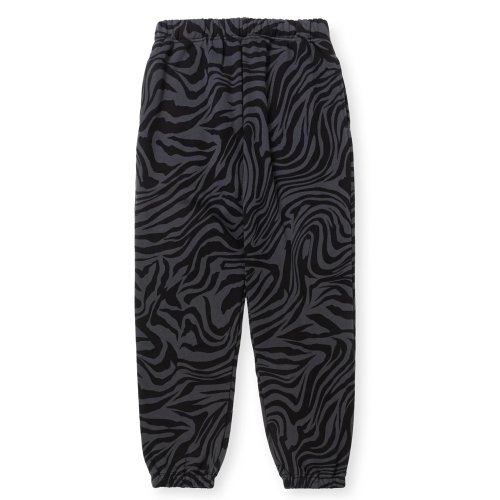 他の写真1: CALEE/ZEBRA PATTERN SWEAT RELAX PANTS（BLACK/CHARCOAL）［ゼブラスウェットパンツ-24秋冬］