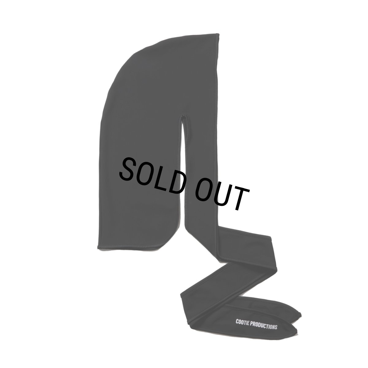 画像1: COOTIE PRODUCTIONS/Nylon Tricot Du-Rag（Black）［ドゥーラグ-24秋冬］ (1)