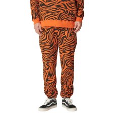 画像6: 【30%OFF】CALEE/ZEBRA PATTERN SWEAT RELAX PANTS（BLACK/CHARCOAL）［ゼブラスウェットパンツ-24秋冬］ (6)