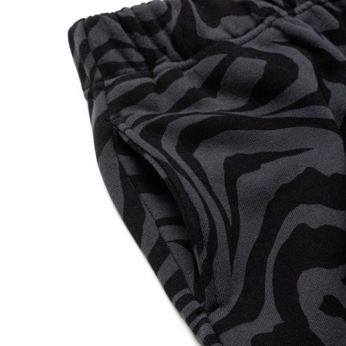他の写真3: CALEE/ZEBRA PATTERN SWEAT RELAX PANTS（BLACK/CHARCOAL）［ゼブラスウェットパンツ-24秋冬］