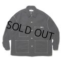 COOTIE PRODUCTIONS/Rigid Denim Coverall（Black）［リジッドデニムカバーオール-24秋冬］