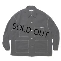 COOTIE PRODUCTIONS/Rigid Denim Coverall（Black）［リジッドデニムカバーオール-24秋冬］