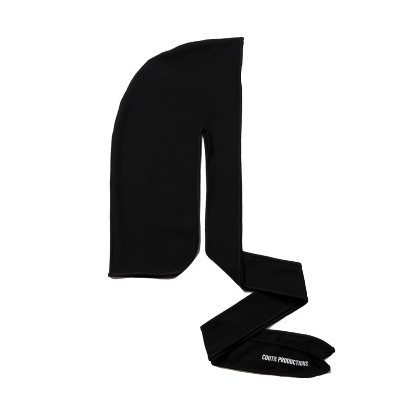 画像1: COOTIE PRODUCTIONS/Nylon Tricot Du-Rag（Black）［ドゥーラグ-24秋冬］