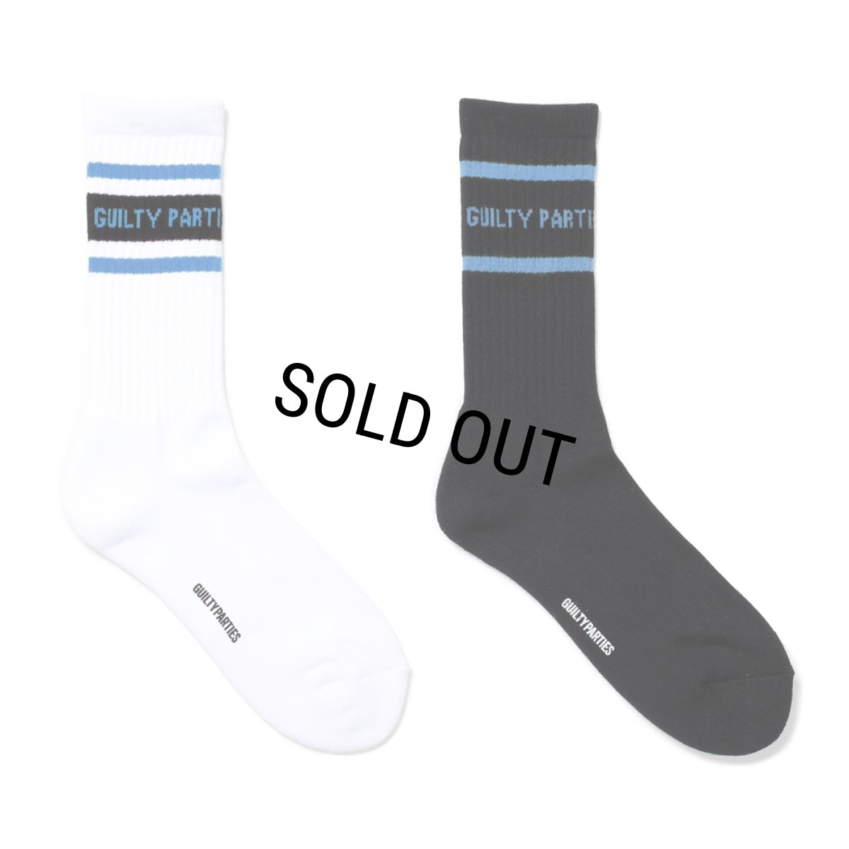 画像1: WACKO MARIA/LOGO JACQUARD SOCKS（各色）［ロゴジャガードソックス-24秋冬］ (1)