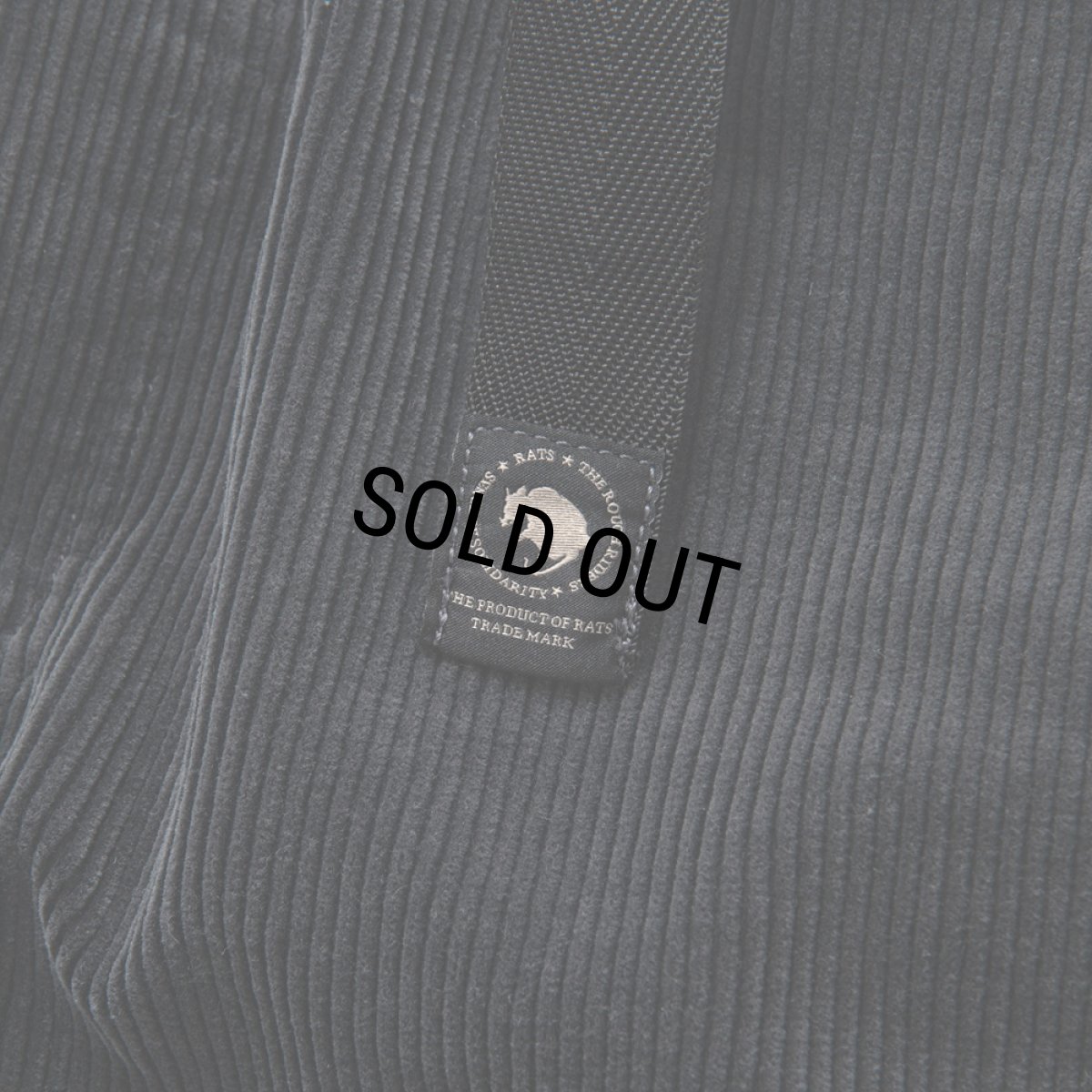 画像4: RATS/CORDUROY EASY PANTS（CHARCOAL）［コーデュロイイージーパンツ-24秋冬］ (4)