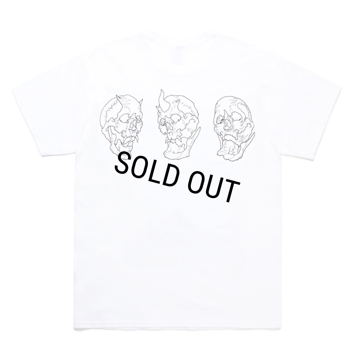 画像1: WACKO MARIA/56 TATTOO STUDIO / T-SHIRT（WHITE）［プリントT-24秋冬］ (1)