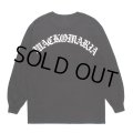 WACKO MARIA/LONG SLEEVE T-SHIRT（BLACK）［プリント長袖T-24秋冬］