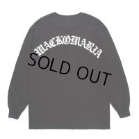 WACKO MARIA/LONG SLEEVE T-SHIRT（BLACK）［プリント長袖T-24秋冬］