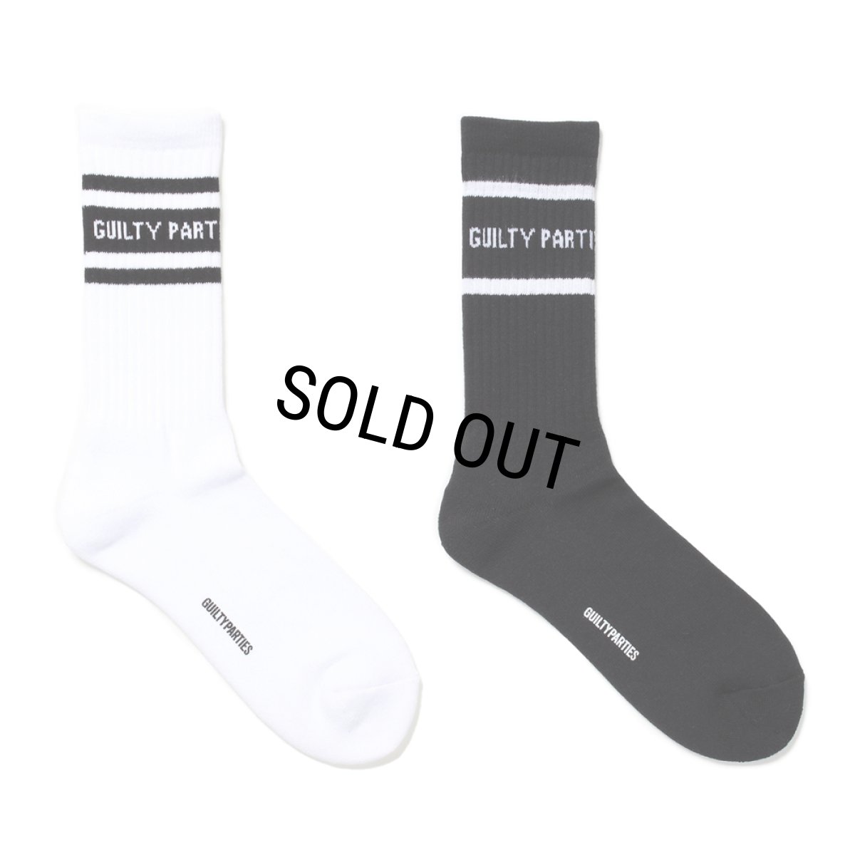 画像1: WACKO MARIA/LOGO JACQUARD SOCKS（各色）［ロゴジャガードソックス-24秋冬］ (1)