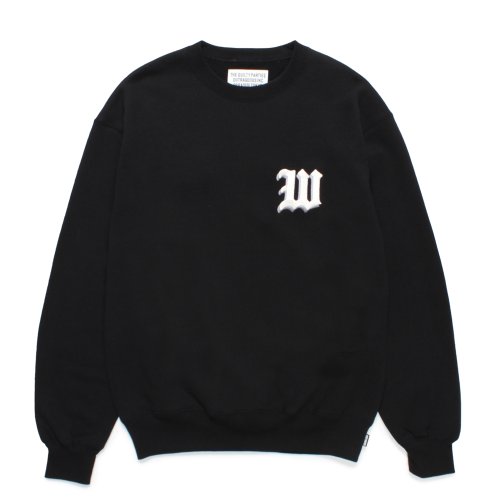 他の写真1: WACKO MARIA/MIDDLE WEIGHT SWEAT SHIRT（BLACK）［クルーネックスウェット-24秋冬］