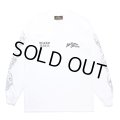 WACKO MARIA/56 TATTOO STUDIO / LONG SLEEVE T-SHIRT（WHITE）［プリント長袖T-24秋冬］