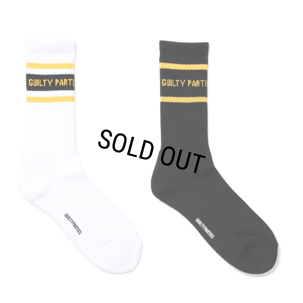 画像1: WACKO MARIA/LOGO JACQUARD SOCKS（各色）［ロゴジャガードソックス-24秋冬］ (1)