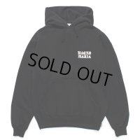 WACKO MARIA/MIDDLE WEIGHT HOODED SWEAT SHIRT（BLACK）［プルオーバーパーカー-24秋冬］