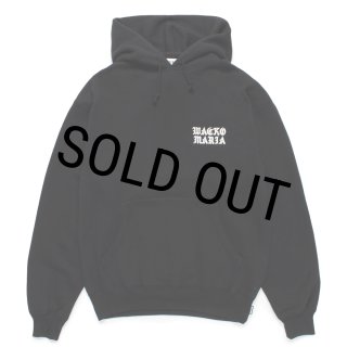 WACKO MARIA/MIDDLE WEIGHT HOODED SWEAT SHIRT（BLACK）［プル