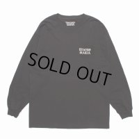 WACKO MARIA/LONG SLEEVE T-SHIRT（BLACK）［刺繍長袖T-24秋冬］