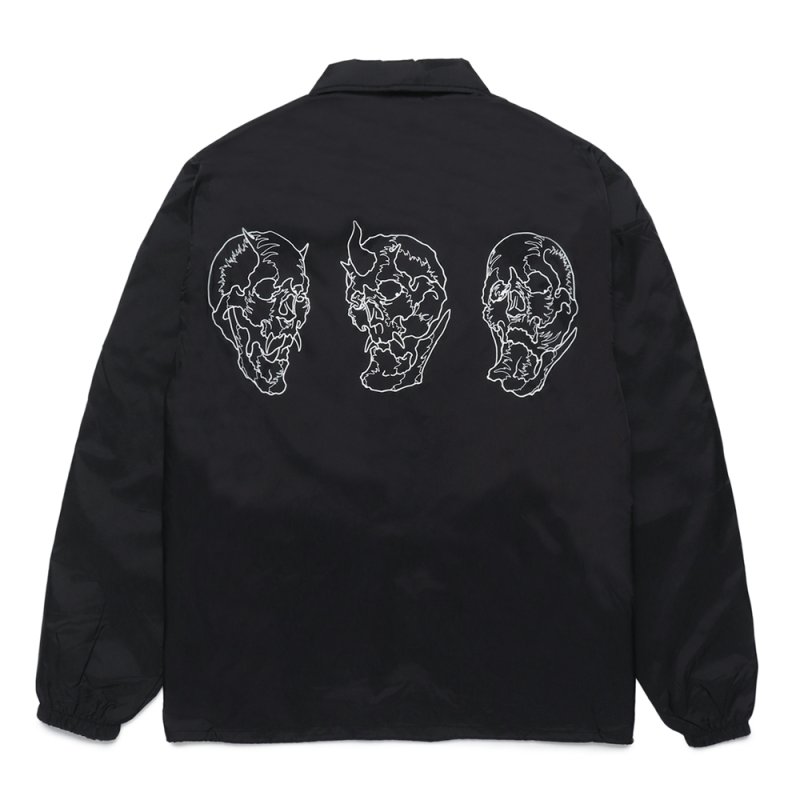 画像2: WACKO MARIA/56 TATTOO STUDIO / COACH JACKET（BLACK）［コーチJKT-24秋冬］
