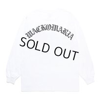 WACKO MARIA/LONG SLEEVE T-SHIRT（WHITE）［プリント長袖T-24秋冬］