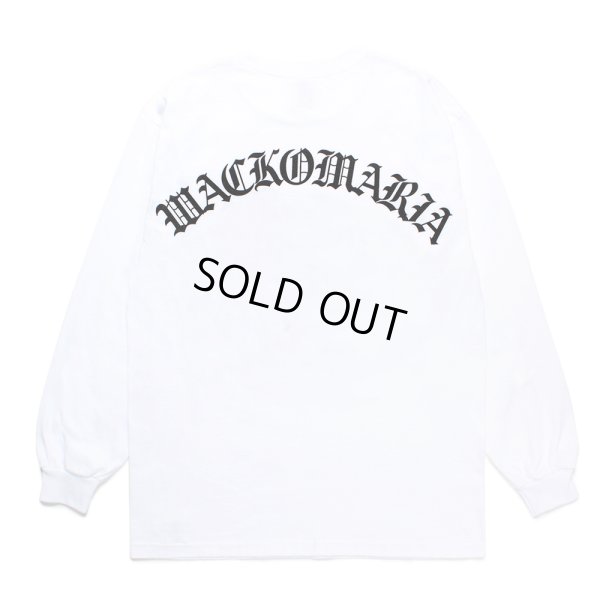 画像1: WACKO MARIA/LONG SLEEVE T-SHIRT（WHITE）［プリント長袖T-24秋冬］