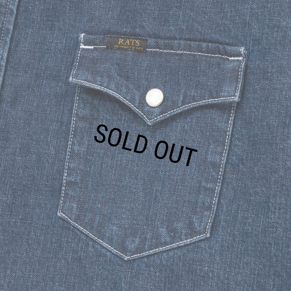 画像4: 【40%OFF】RATS/DENIM SHIRT（INDIGO）［デニムシャツ-24秋冬］ (4)