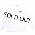 WACKO MARIA/LONG SLEEVE T-SHIRT（WHITE）［刺繍長袖T-24秋冬］